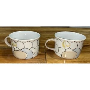 Vintage Franci Villa Vanilla Palm Beach Soup Mugs Coffee Mugs Chicken Egg